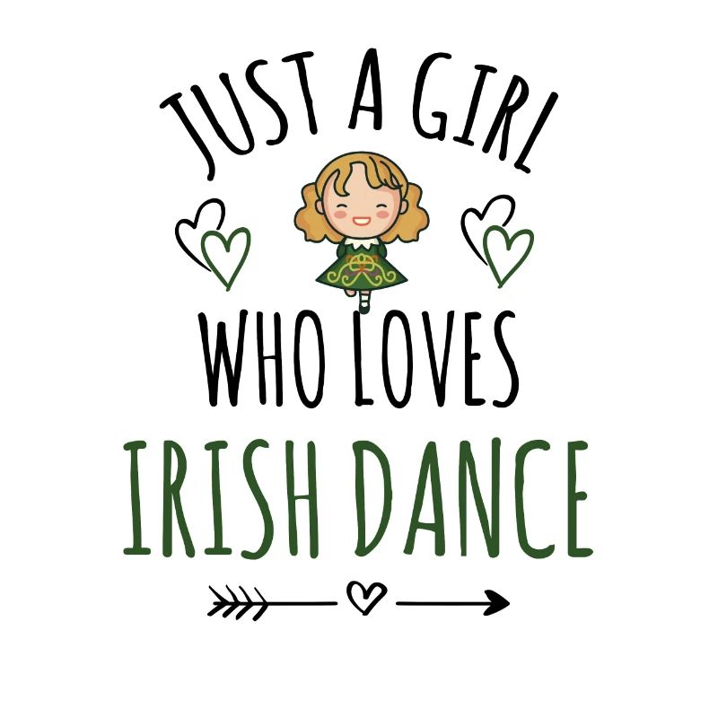 Irisches Tanzmädchen | Irish Dancing St. Patricks