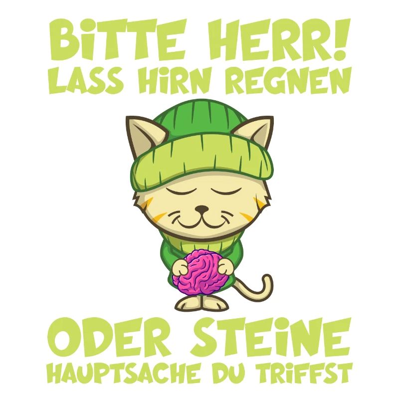 Herr Lass Hirn Regnen Oder Steine Lustige Sprüche