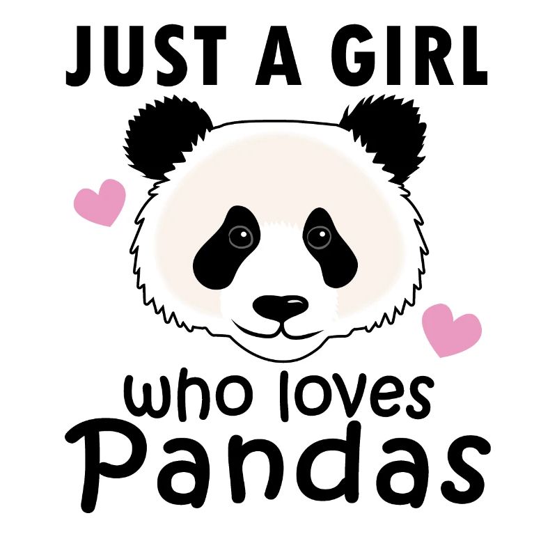 Mädchen Panda Spruch Geschenk Damen Kinder