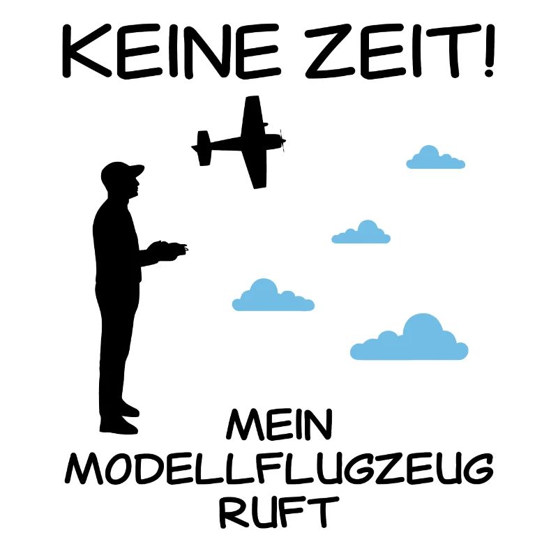 RC Flugzeug Lustiger Spruch Modellflug Geschenk
