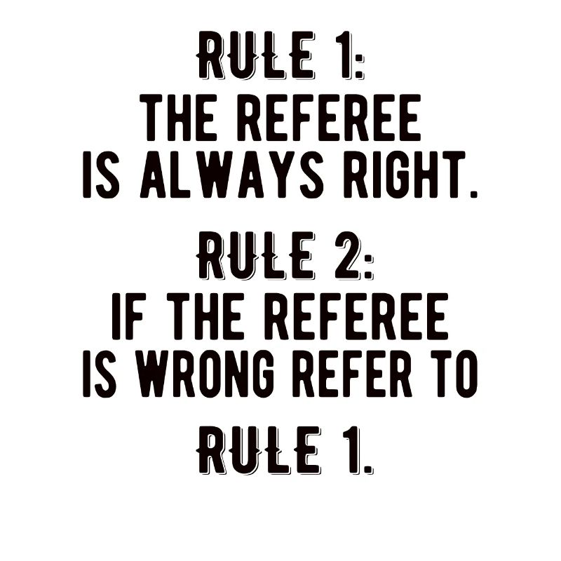 Arbitre Papa Referee Arbitre impartial