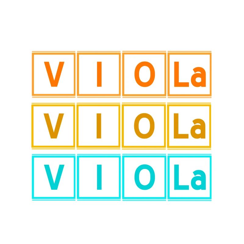 Viola - tableau périodique