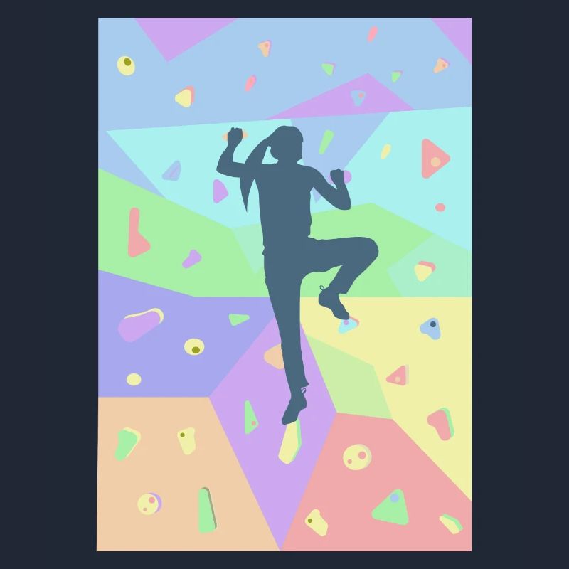 Bouldering Climber Gift Climbing Wall Boulderer