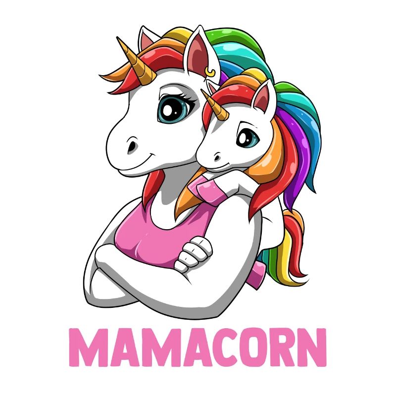 Mamacorn Mutter Tochter Einhörner