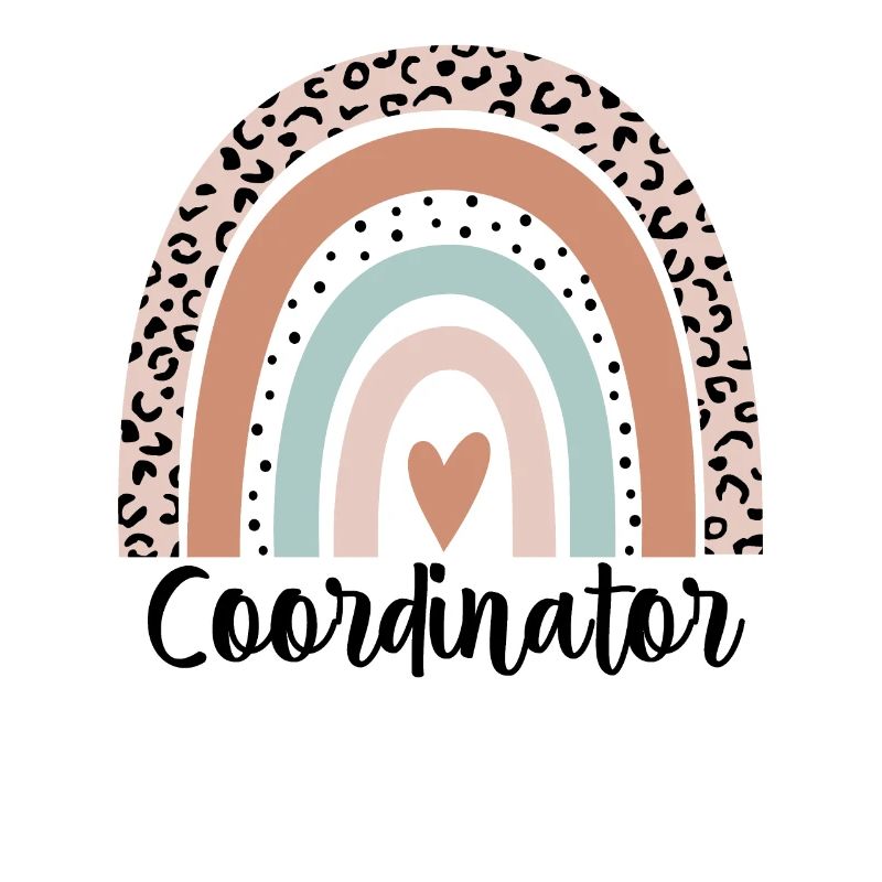 Coordinator Rainbow Leopard Funny Coordinator Gift