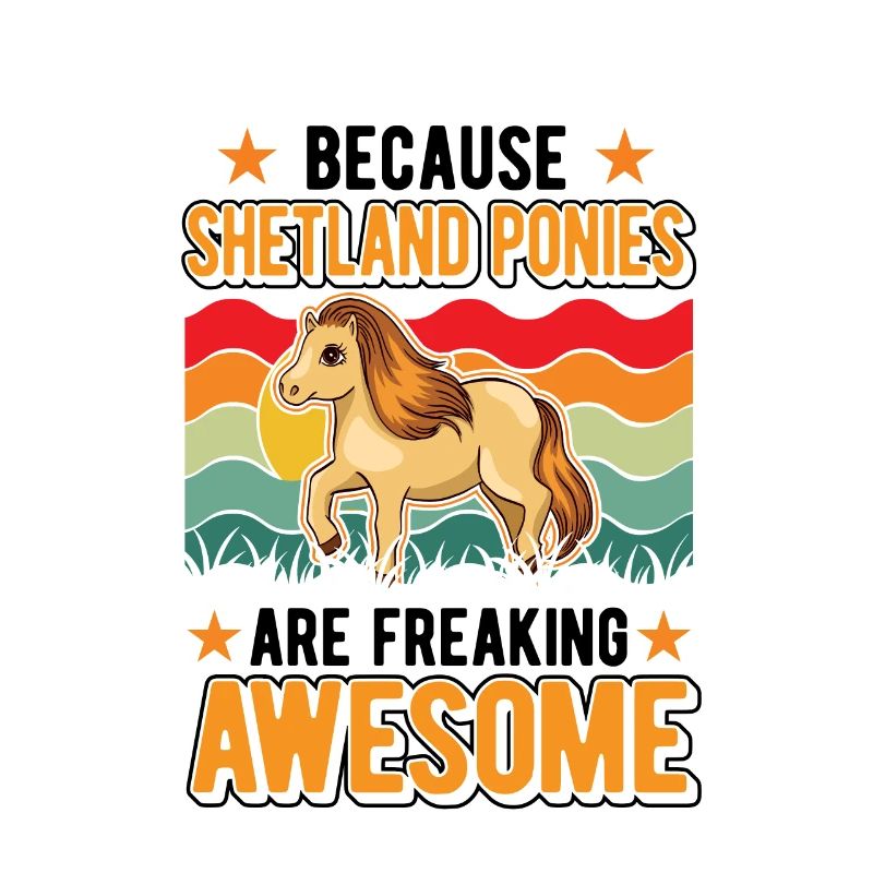 Parce que les poneys Shetland sont impressionnants