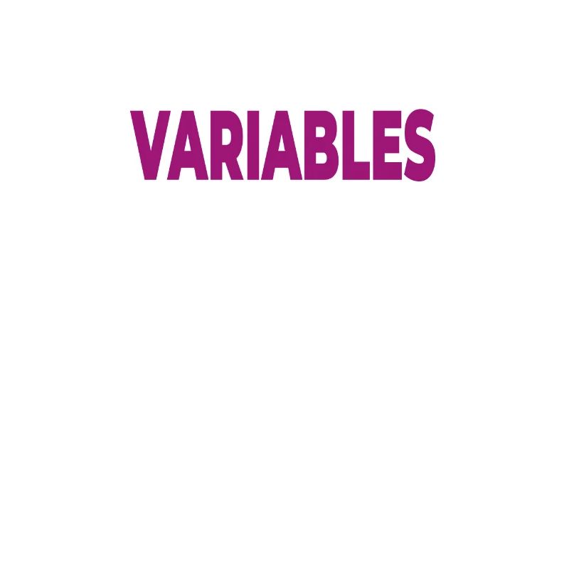 Programmierer Humor Variabeln ohne Bedeutung mein
