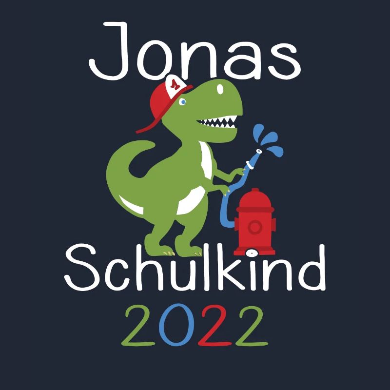 Jonas 2022 T-Rex Einschulung Erstklässler 2022