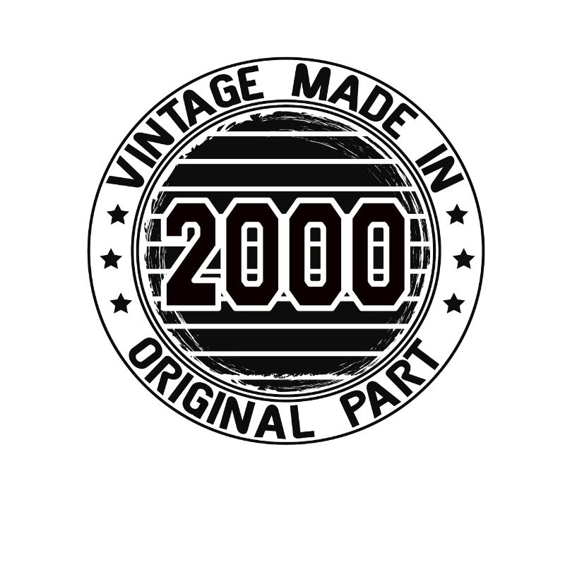 Vintage Made In 2000 Original Part Geburtstag 2000