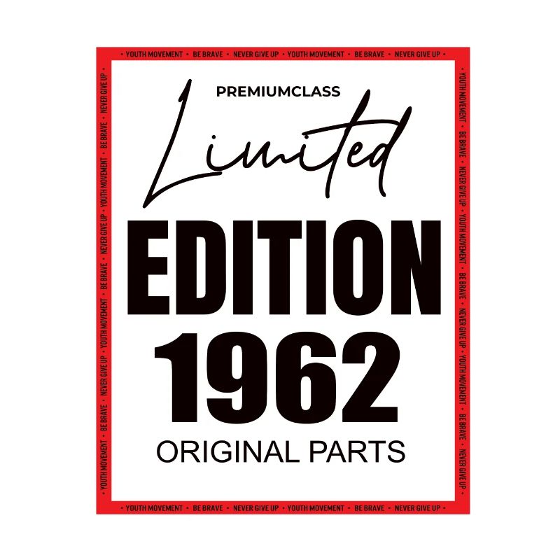 Édition limitée 1962