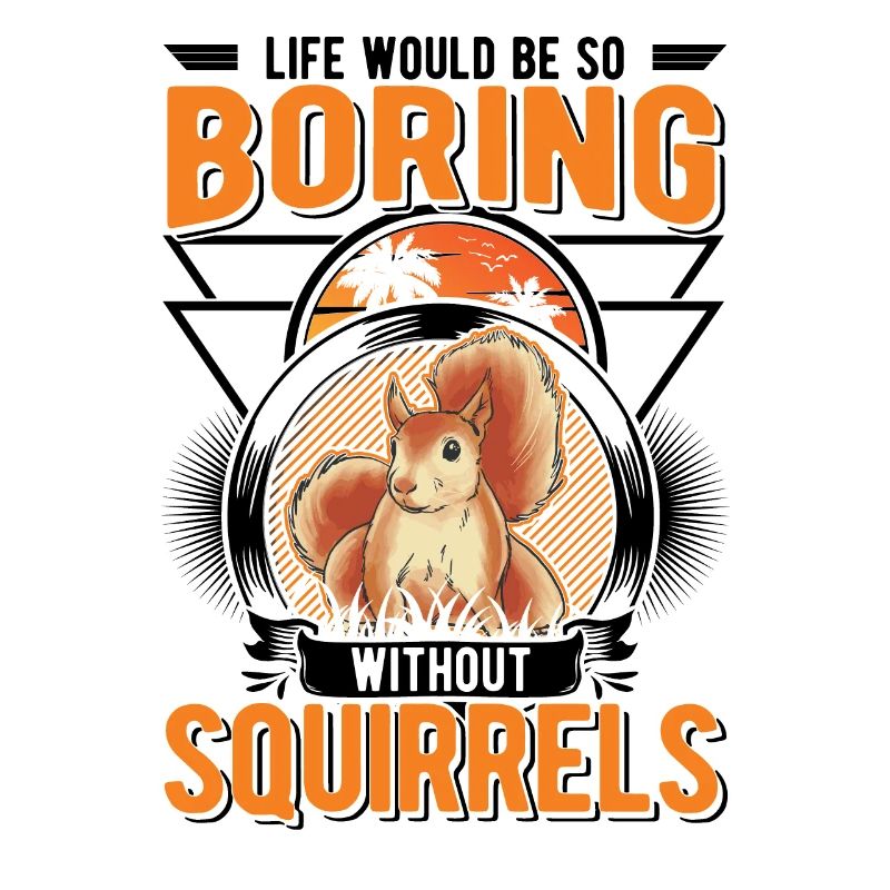 Eichhörnchen Geschenk Squirrel Grauhörnchen