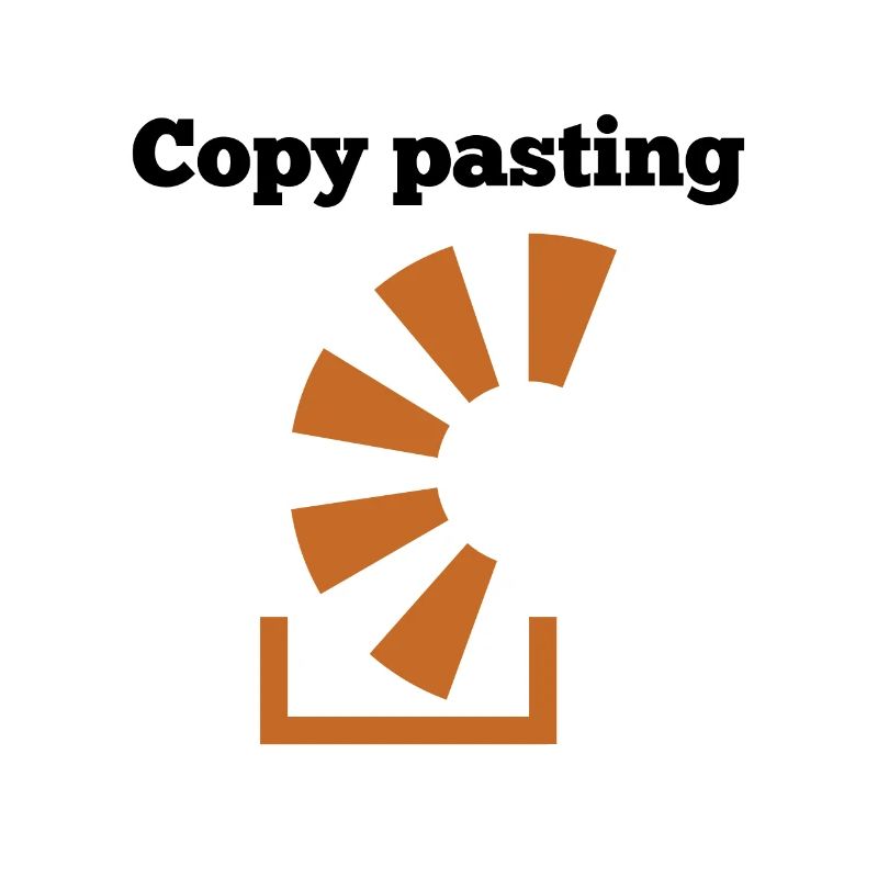 Copy Pasting Programming Coder Software Developer