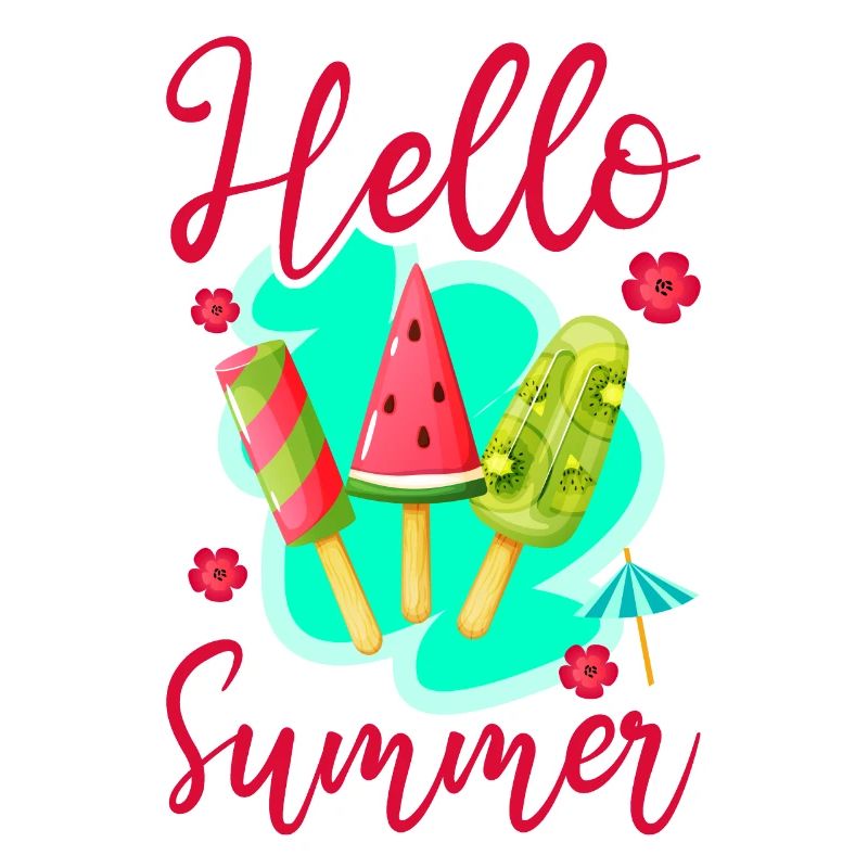 Crème glacée Popsicle Hello Summer