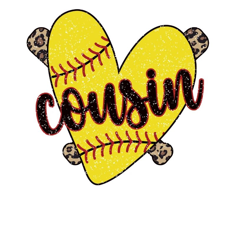 Stolzer Softball-Cousin Eines Softballspielers