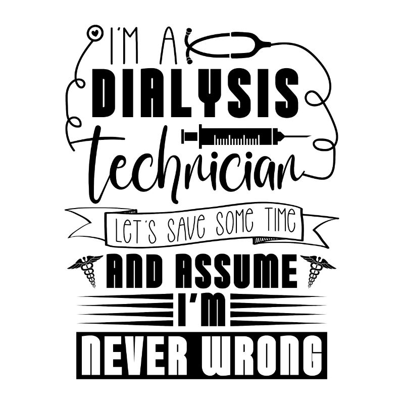 Dialyse Néphrologie Dialyse Technicien Idée Cadeau