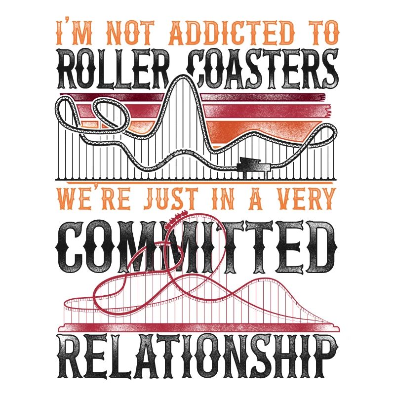 Roller Coaster Vintage Retro I'm