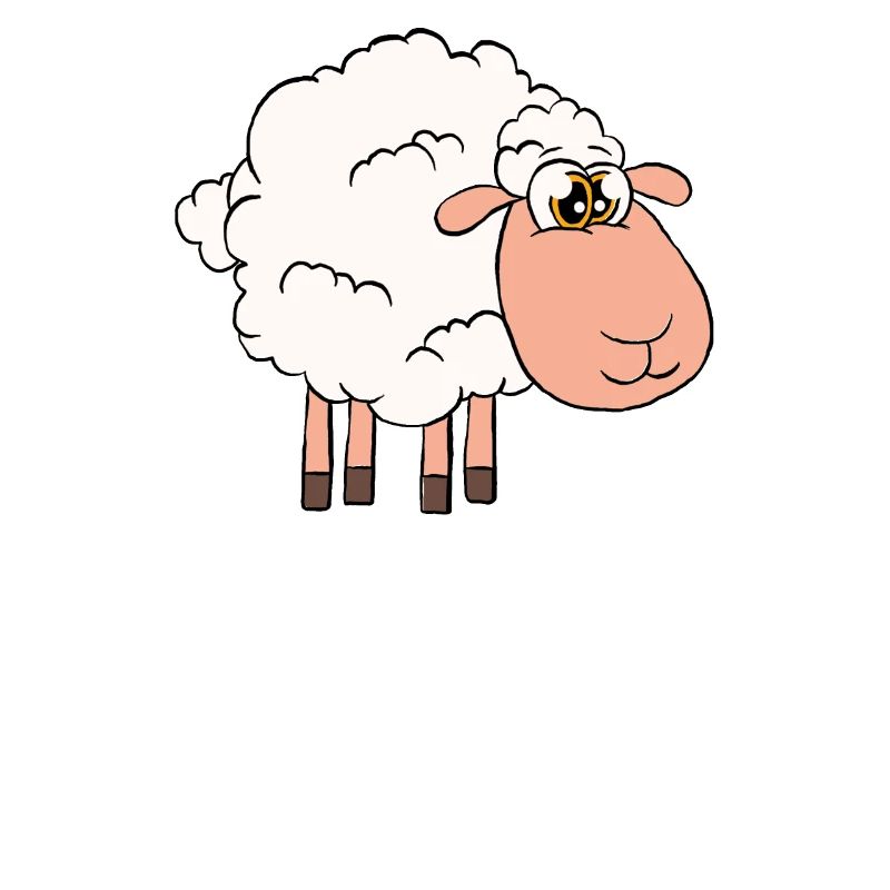 J’aime les moutons Juste sacrément heureux