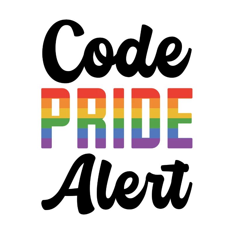 Code Pride Alert Bisexual Lesbian Love Asexual Tra