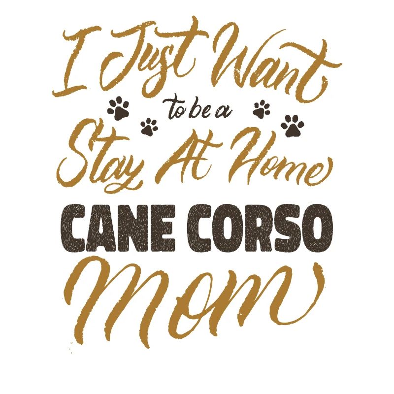 Restez à la maison Cane Corso Maman