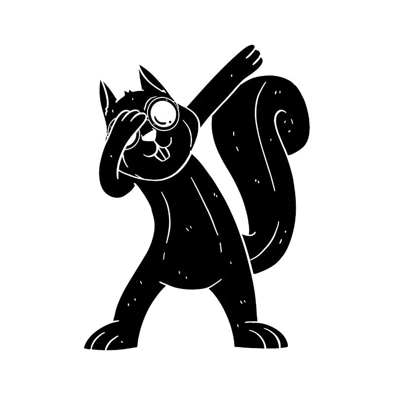 Squirrel, cool squirrel with