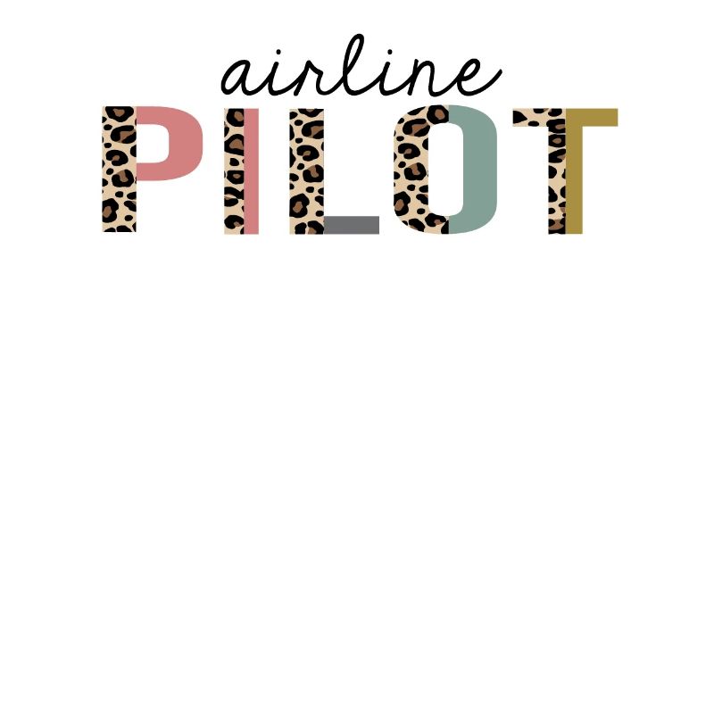 Airline Pilot Leopard Print Funny