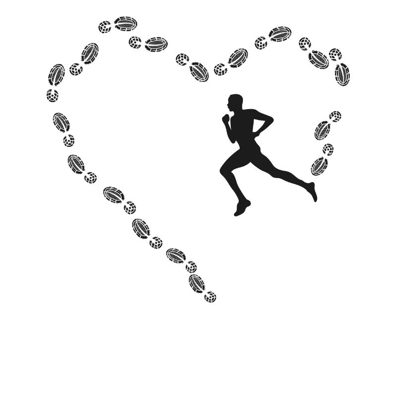 Running Runner Half Marathon Heart