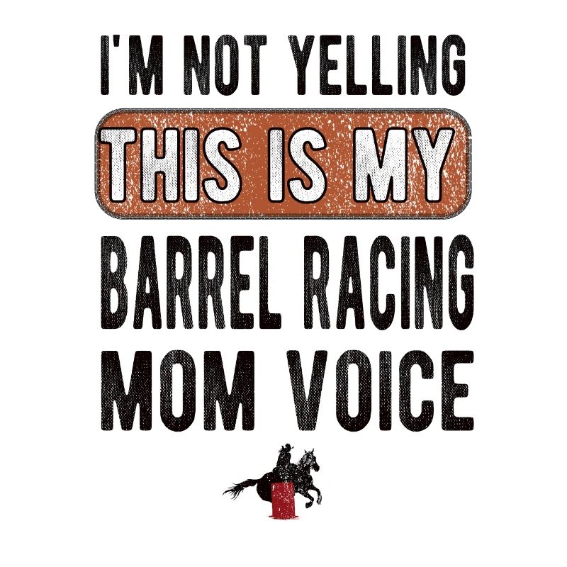 Cadeau de maman de course de baril Cadeau de maman de course de baril