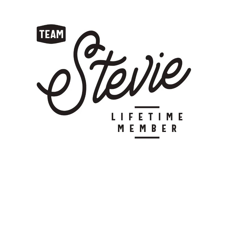 Team Stevie Lifetime Member Personalized Name