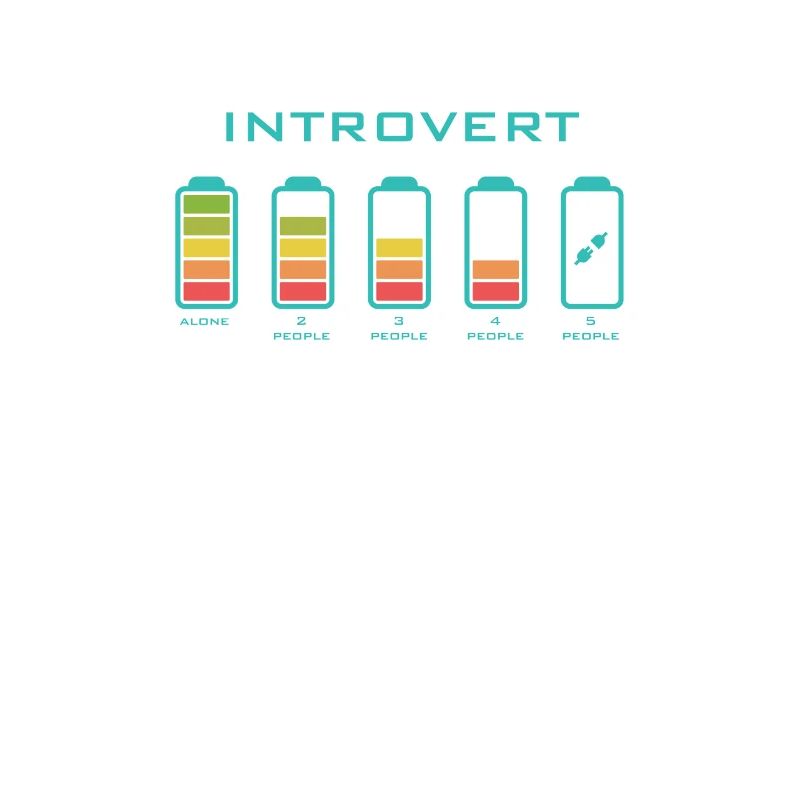 Empty Introvert Design für introvertierte Menschen