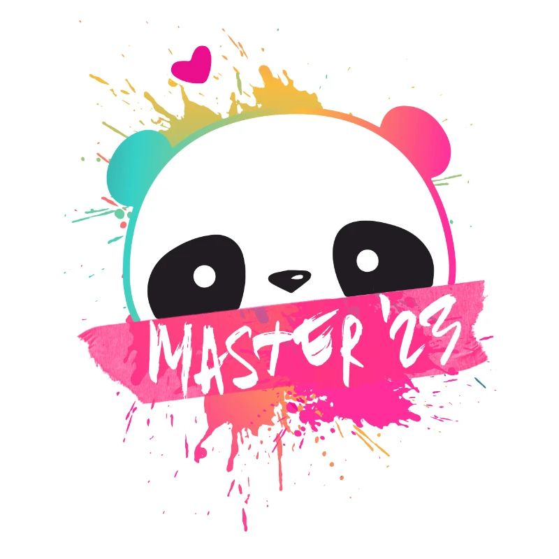 Master '23 Devise avec Panda - Graduation Uni 2023