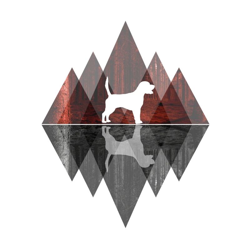 Beagle Abstract - Geometry Dog Lover Dog
