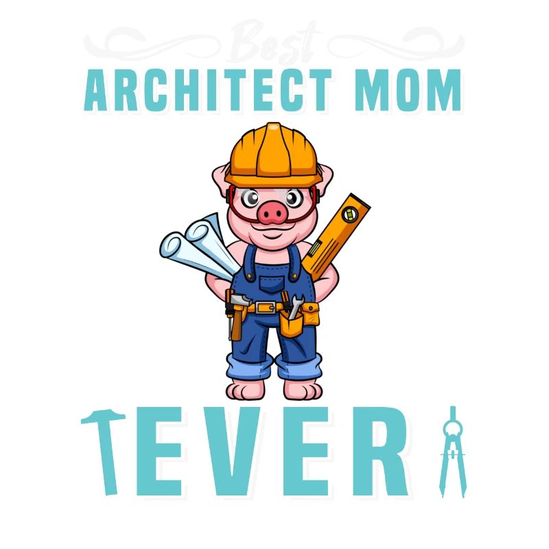 Meilleur architecte Maman Jamais Dessin Technique Mère