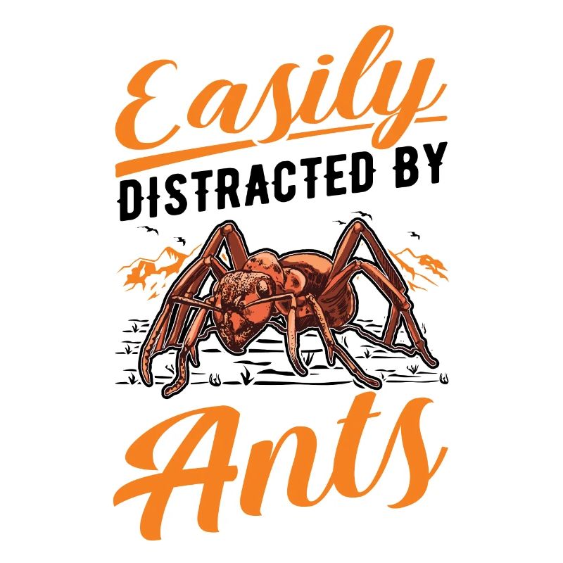 Easily distracted by ants anthills