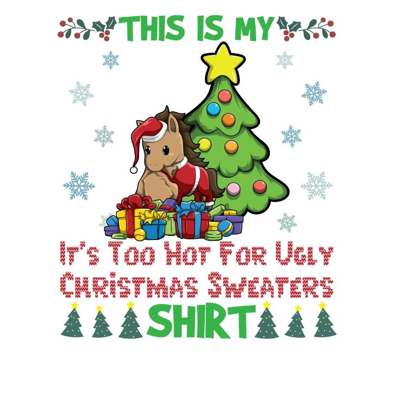 C'est mon pull de Noël il fait trop chaud pour moche