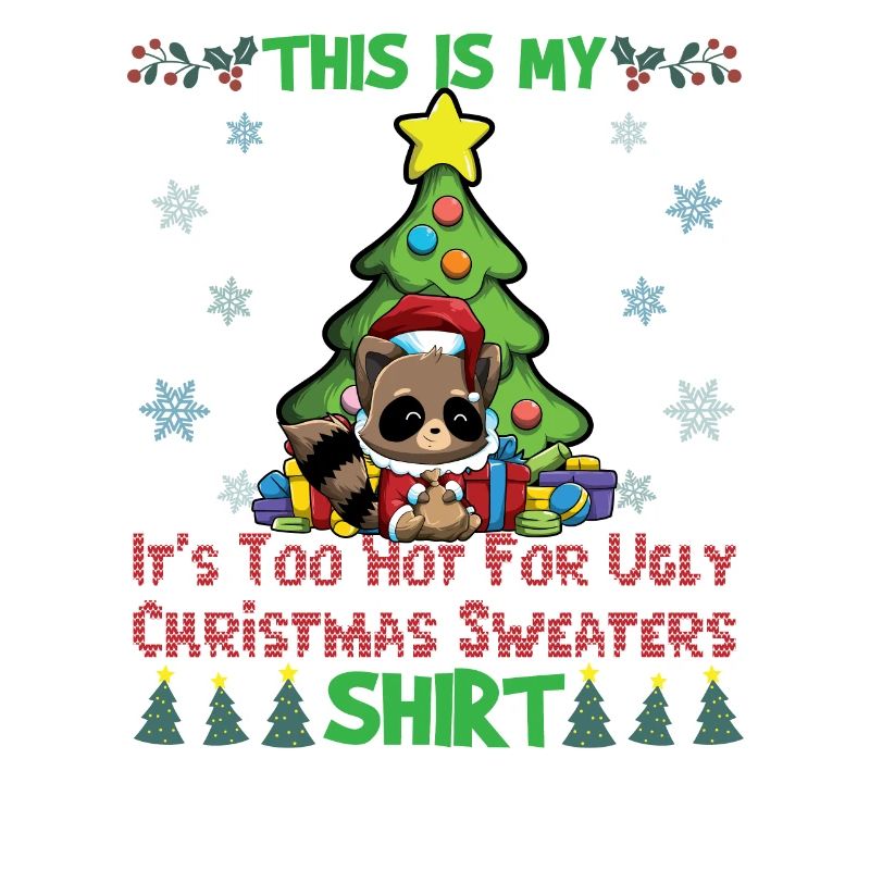 C'est mon pull de Noël il fait trop chaud pour moche