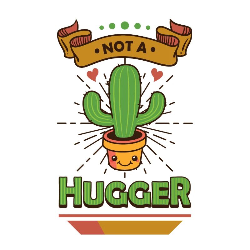 No hugging cactus
