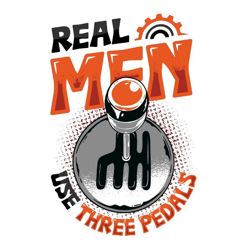 Real men use three pedals auto shifting