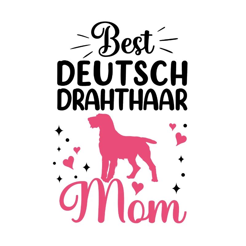 Beste Deutsch Drahthaar Mama Jagdhund