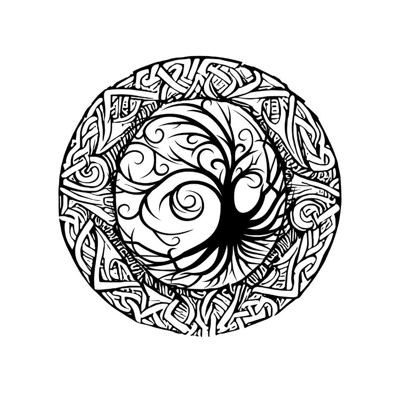 Celtic Ireland Celtic Knot Pattern Tree
