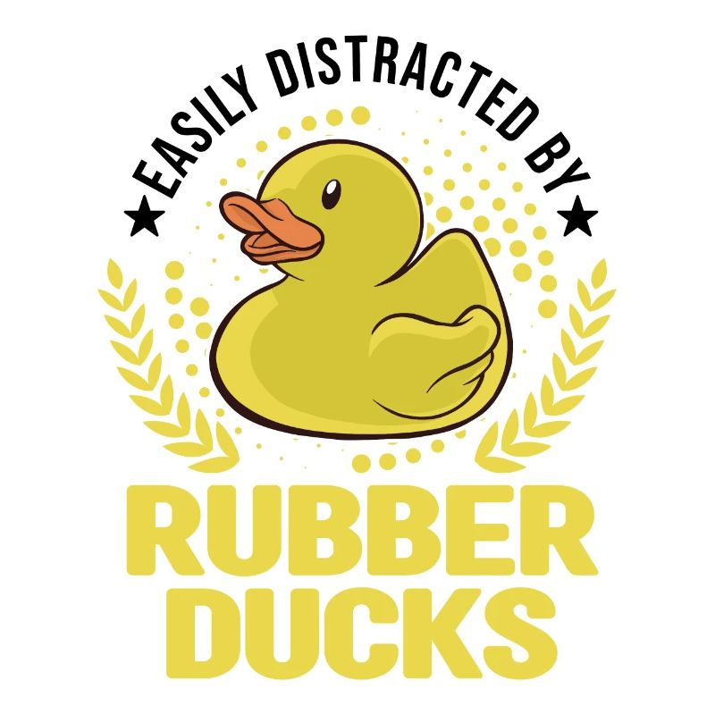 Easily distracted by Rubber Ducks Gummiente