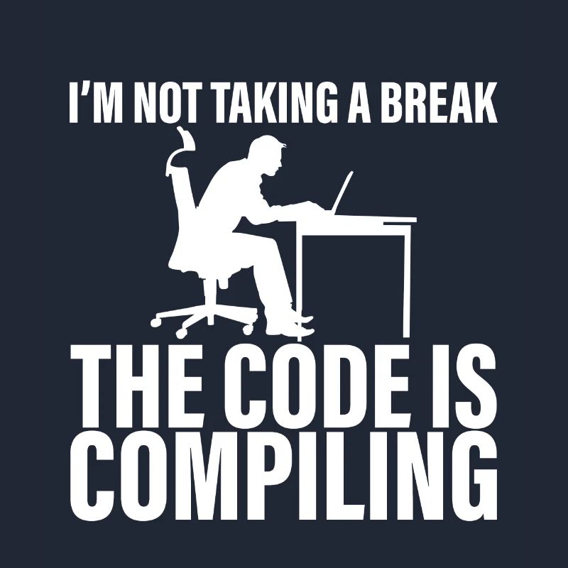 I'm Not Taking A Break, The Code Is Compiling 4