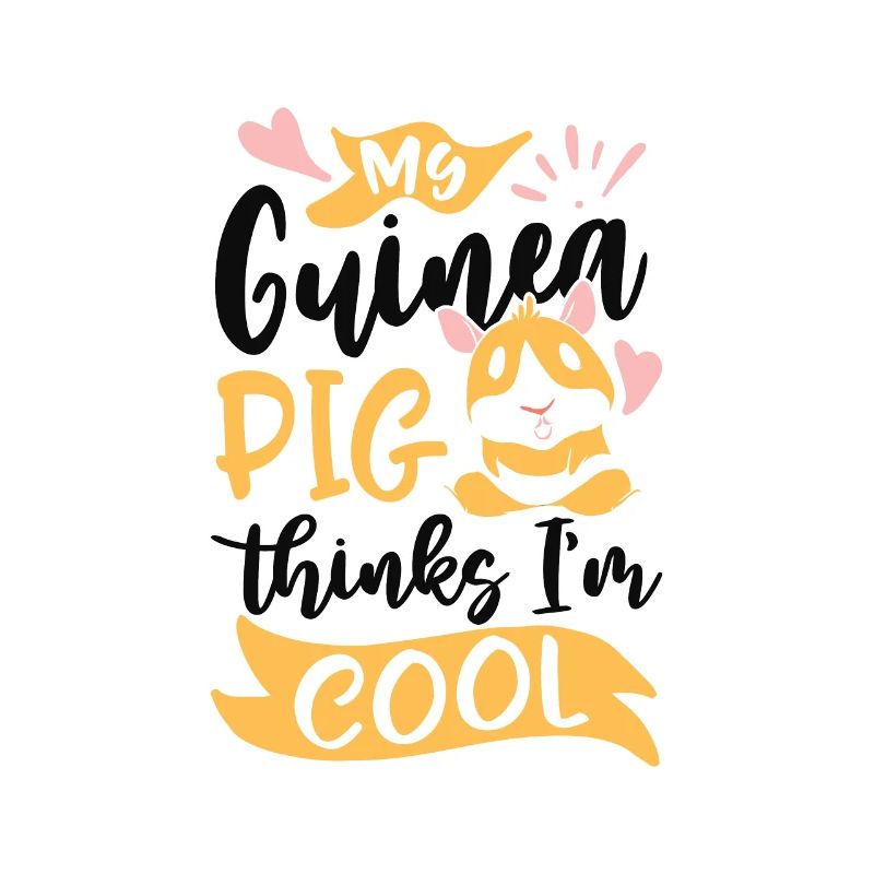 Mon cochon d’Inde pense que je suis cool -