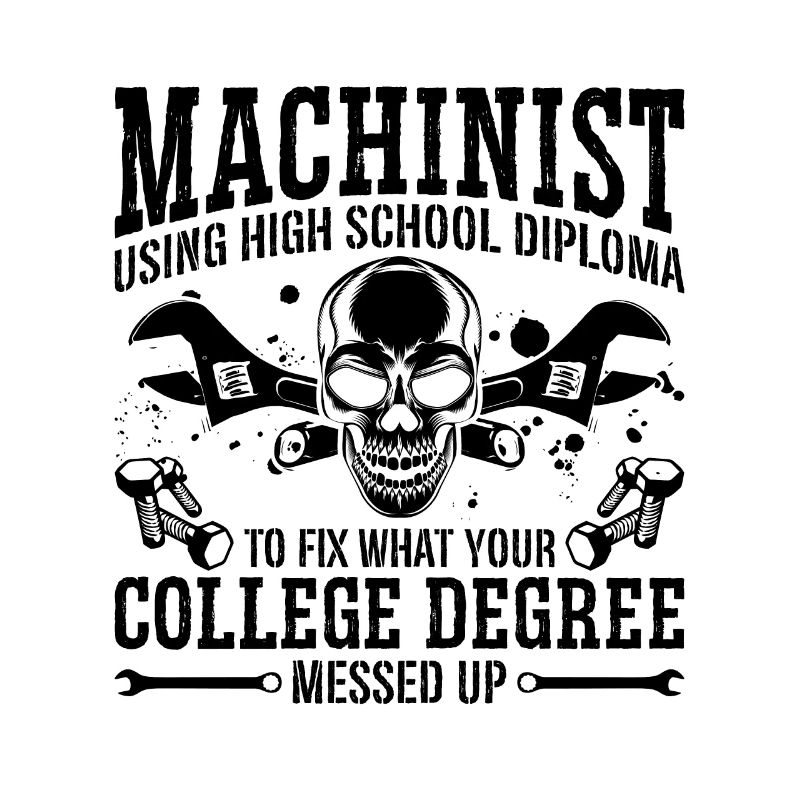 Machinist Using High School Diploma Cnc Machinist