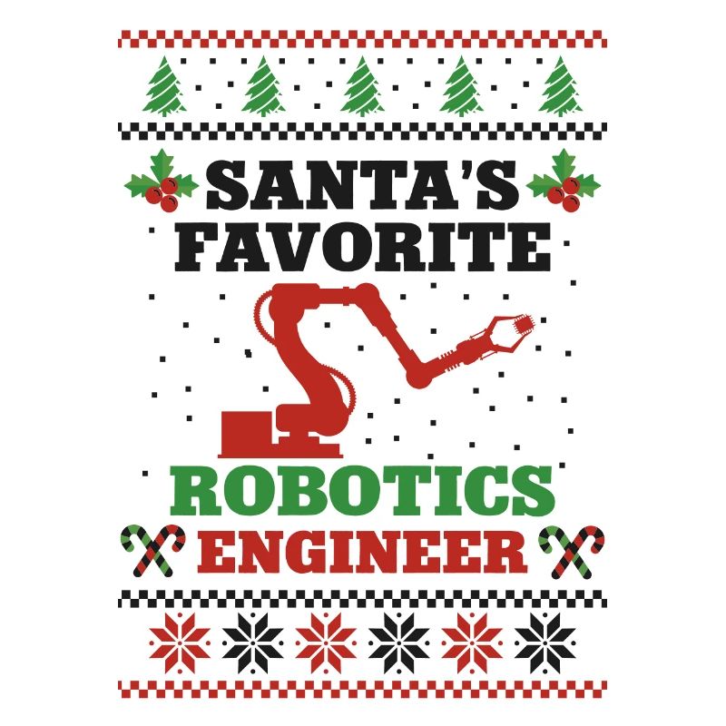 Robot Robotics Engineer Christmas