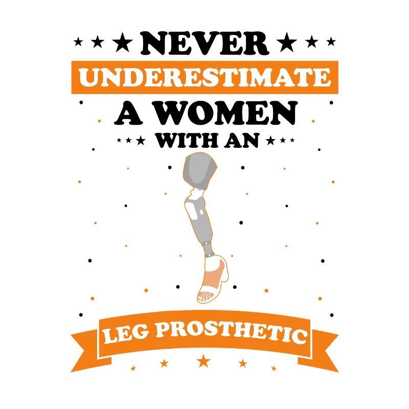 Artificial leg design for leg prostheses