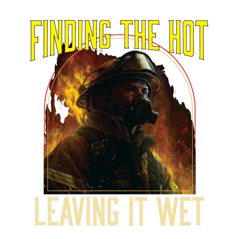 Finding The Hot Leaving It Wet Fireman Firefighter