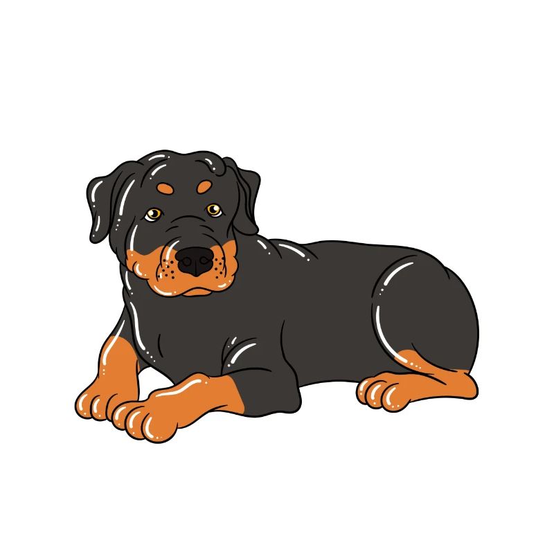 Fière mère d’un Rottweiler