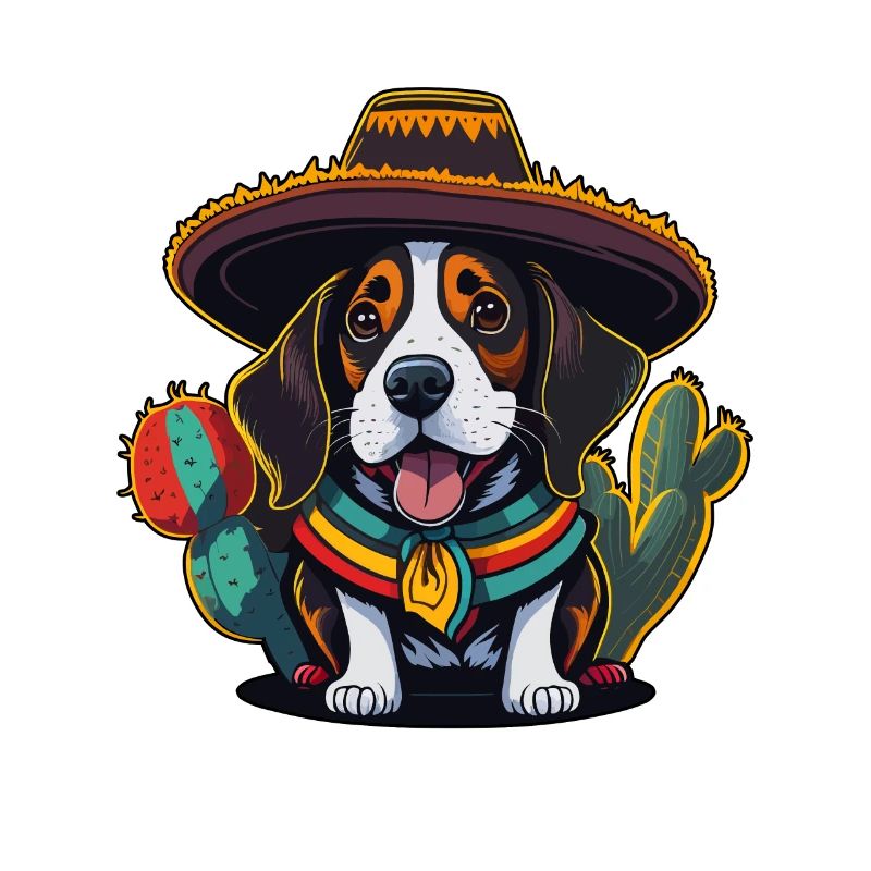 Cinco de Mayo Beagle Sombrero mexicain Beagle