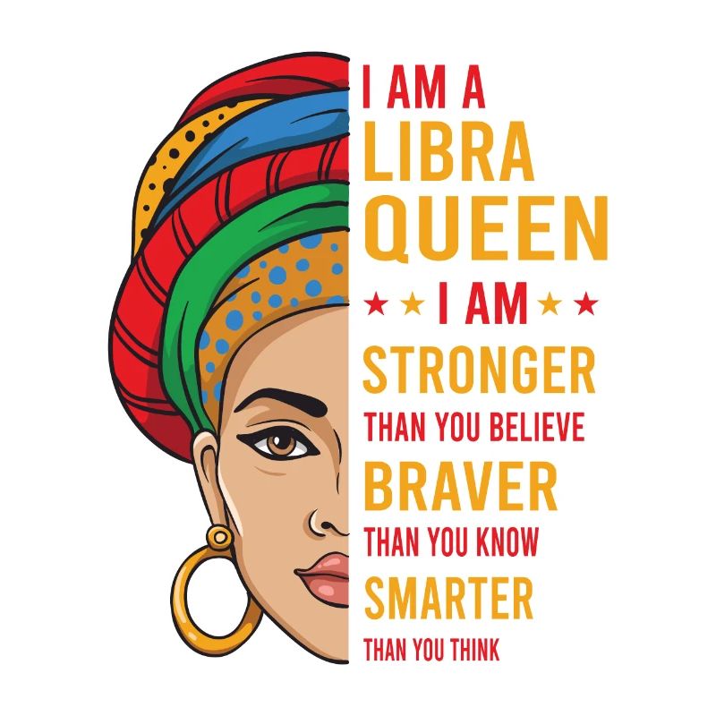 Libra Queen Geschenk Tierkreis Sternzeichen Waage