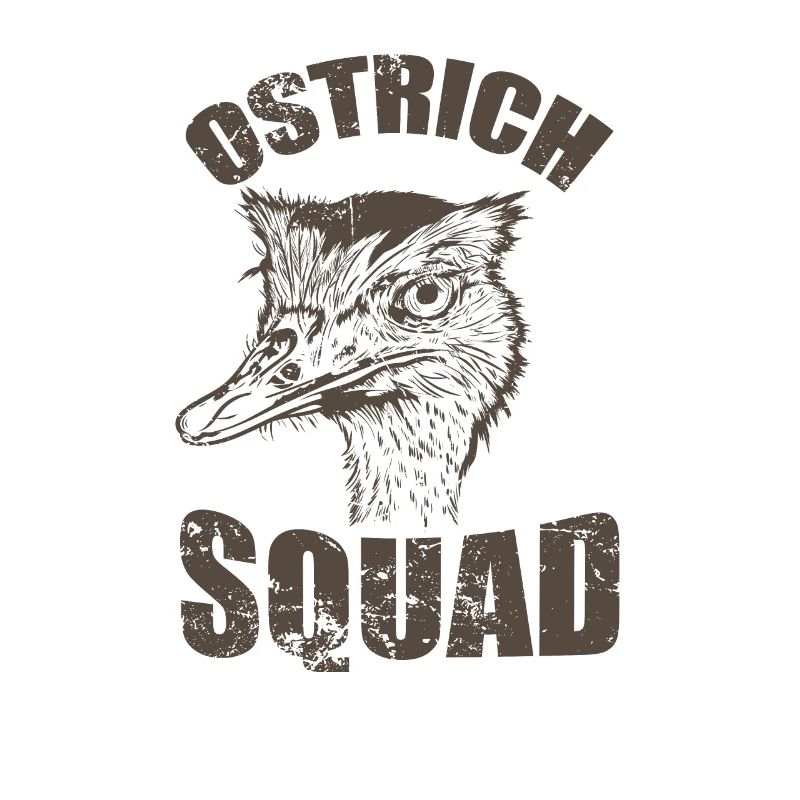 Ostrich Squad Vogel Strauß